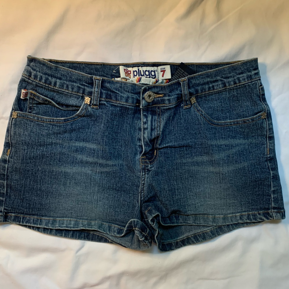 Vintage Plugg shorts size 7 - low waist short shorts